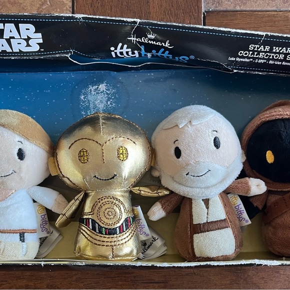 🦋 Hostess Pick x 2 🦋 Hallmark ittybittys' STAR WARS Plush COLLECTOR SET - Picture 5 of 14
